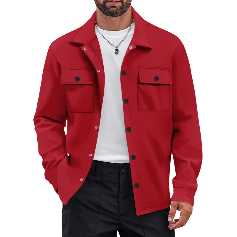 Trendy shirt jacket for men with practical pockets and innovative comfort Lune London