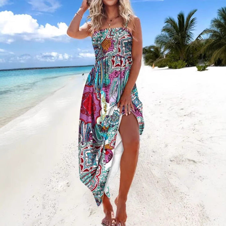Chic and Stylish Bohemian Maxi Sun Dress for Women