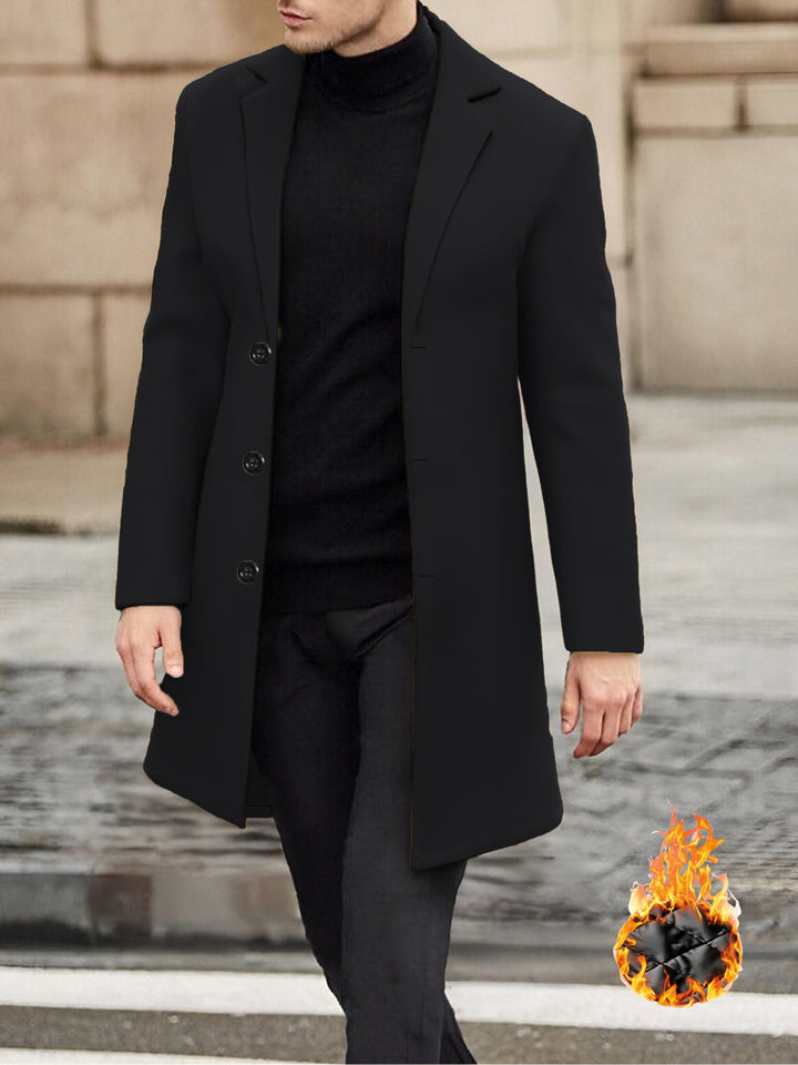 Classic and elegant wool coat for men Lune London