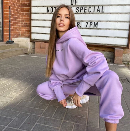 Women's oversized hoodie and jogger pants set Amarae