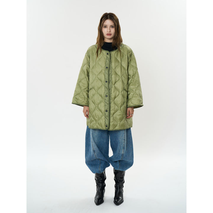 Women’s Long Parka Coat with Removable Teddy Collar and Quilted Inner Jacket Amarae