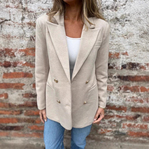 Elegant double-breasted blazer for women Lune London