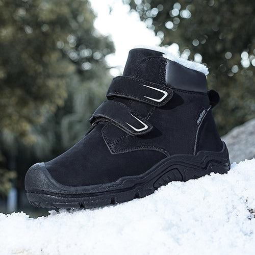 Insulated winter boots for women with practical Velcro closure Amarae