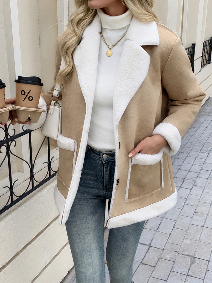 Fashionable and comfortable women's jacket with teddy lining Lune London