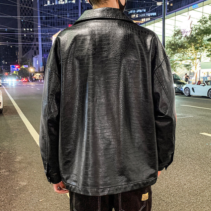 Amarae snap button casual jacket for men