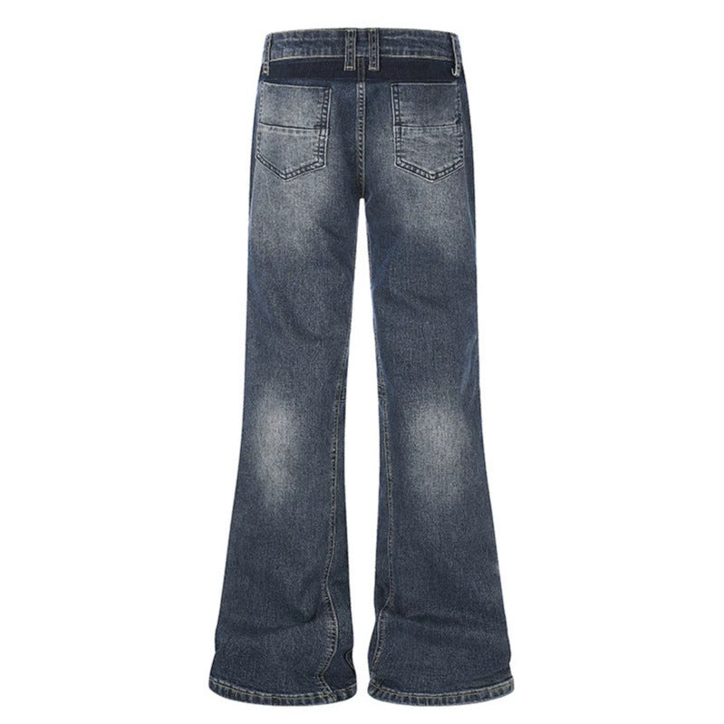 Women flared jeans with high waist and side contrast stripes Amarae