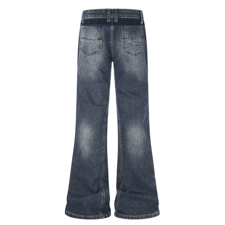 Women flared jeans with high waist and side contrast stripes Amarae