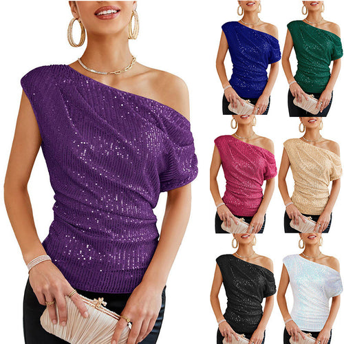 Women's Off-Shoulder Glamour Shirt Amarae