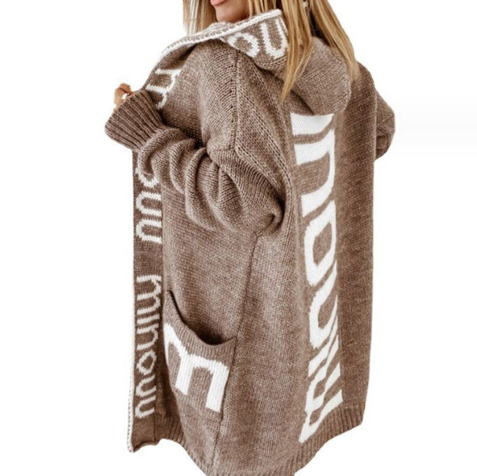 Ladies comfortable Lune London hooded Cardigan