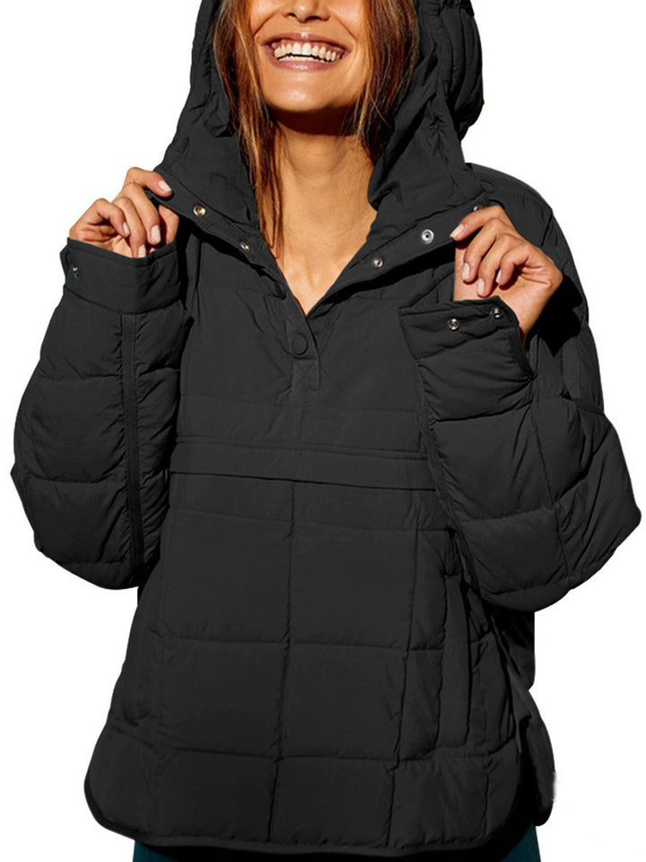 Ladies down jacket with high collar Lune London