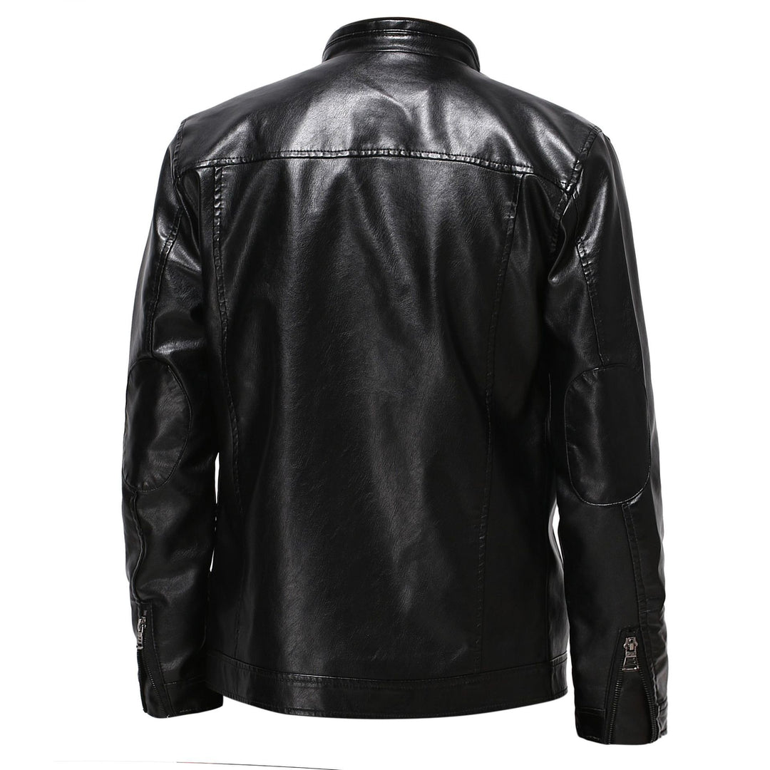 Stylish faux leather biker jacket for men Lune London
