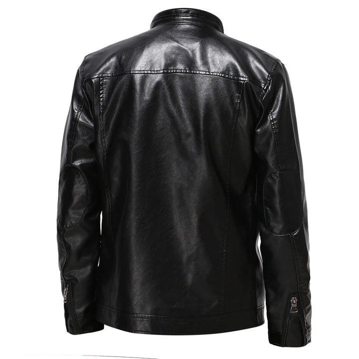 Stylish faux leather biker jacket for men Lune London