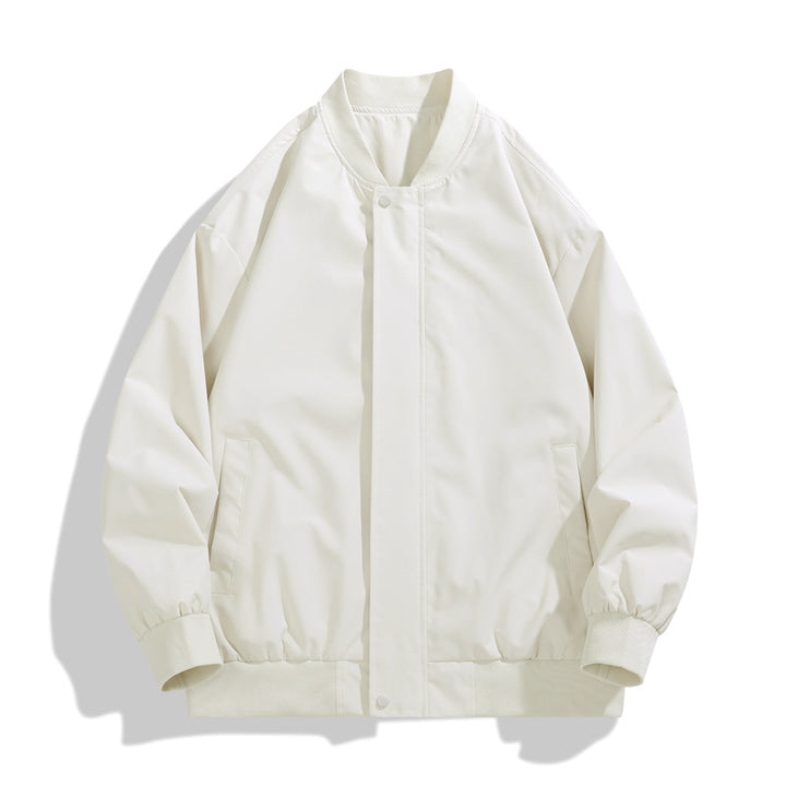 Men's sporty transition jacket with high collar and practical side pockets Lune London