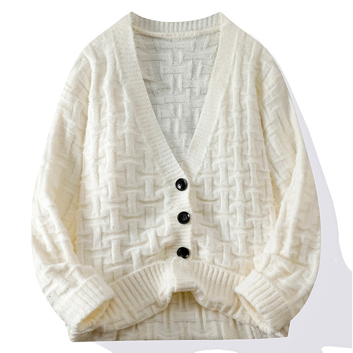 Ladies Chunky Knit Cardigan Lune London