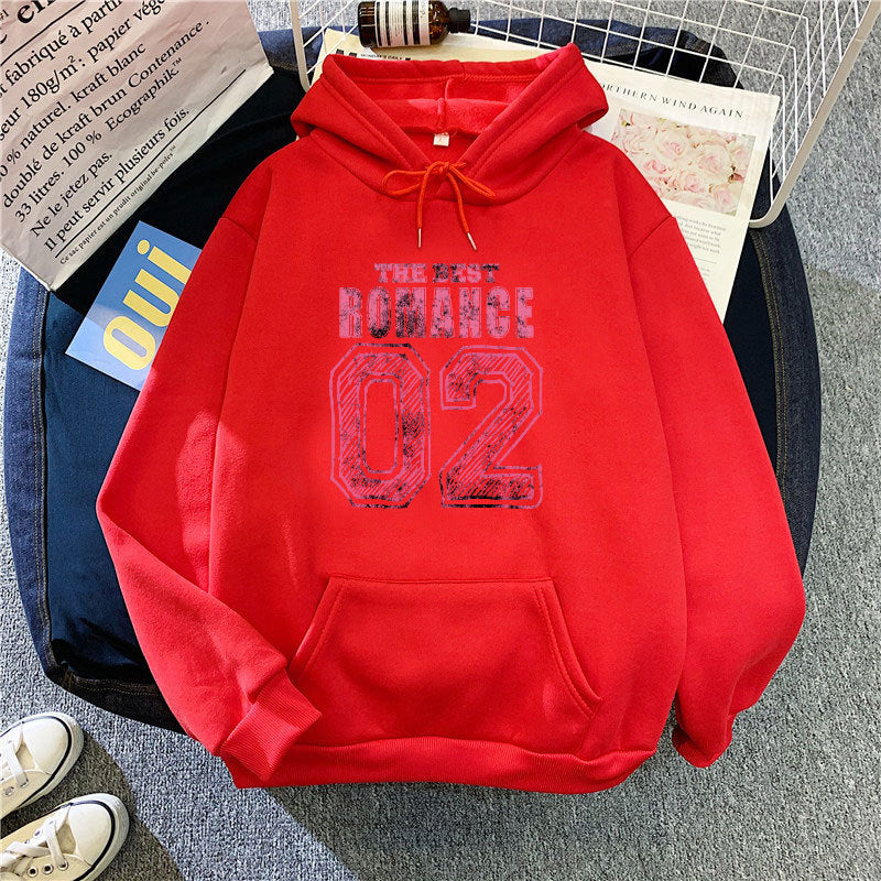 Women's casual hoodie with stylish print Chic & Stil