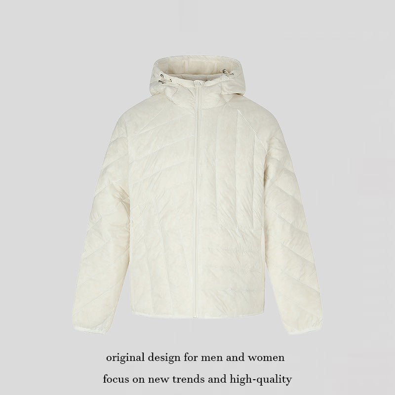 Women’s Padded Oversize Quilted Jacket with Hood and Noise-Reducing Microfiber Outer Material Amarae