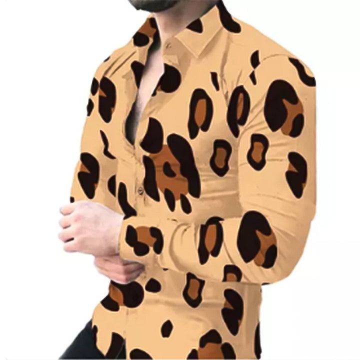 Shirt for men with a striking animal pattern Amarae