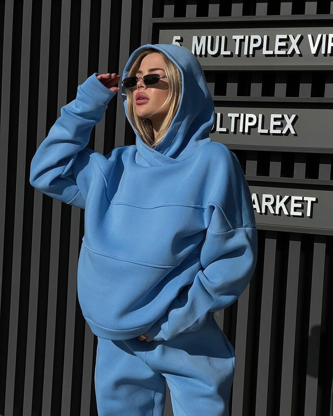 Ladies Oversized Hoodie Lune London