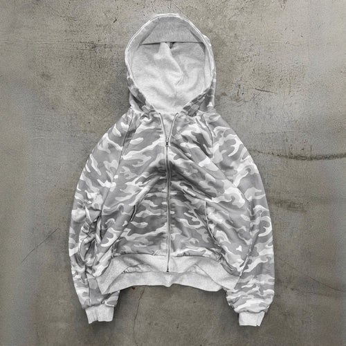 Veste à capuche pour femmes au design camouflage moderne Chic & Stil