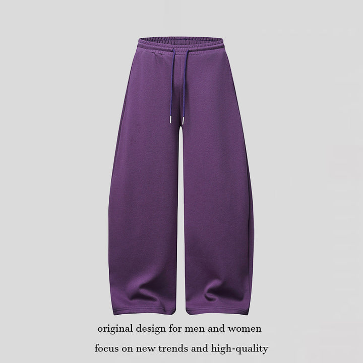 Women's palazzo sweatpants with high elastic waistband, drawstring and extra wide leg Amarae