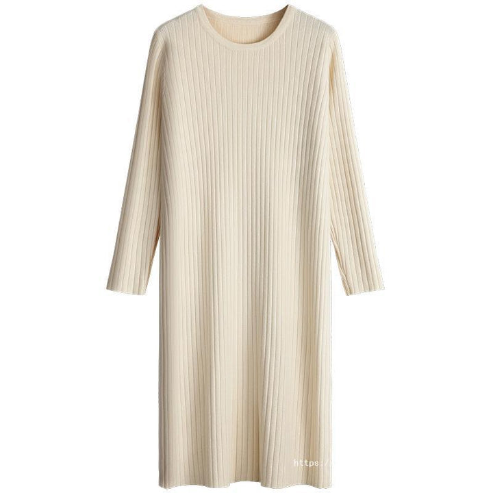 Knitted dress for ladies with a fine ribbed structure Lune London