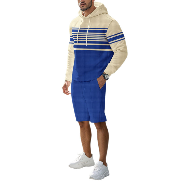 Men's sports hoodie t-shirt in structured material and modern lines Lune London