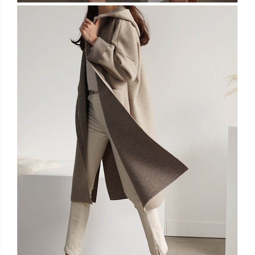 Fashionable women's hooded coat made of high-quality fabric Lune London