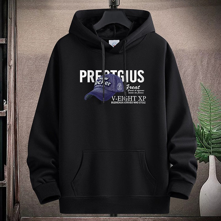 Women's Hooded Sweatshirt with Creative Graphic Design and Practical Kangaroo Pockets Chic & Stil