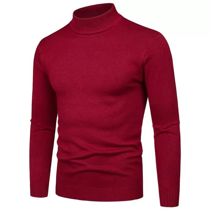 Men's turtleneck sweater made of high-quality knit material Lune London