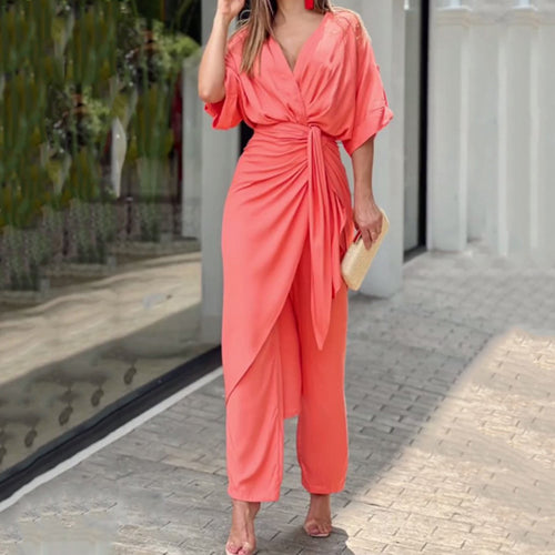 Combinaison élégante pour femmes avec design décontracté et définition de taille Chic & Stil