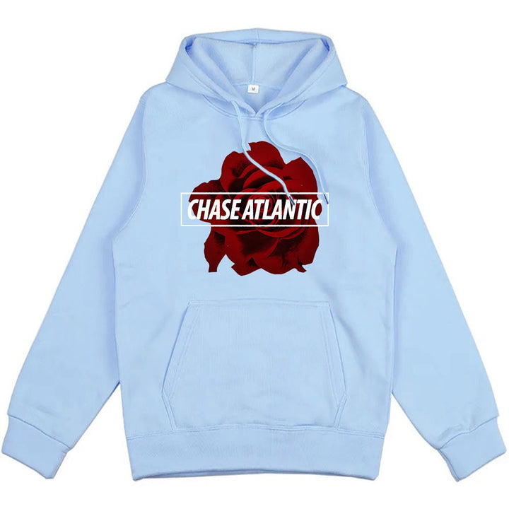 Women's hoodie with romantic rose design Chic & Stil