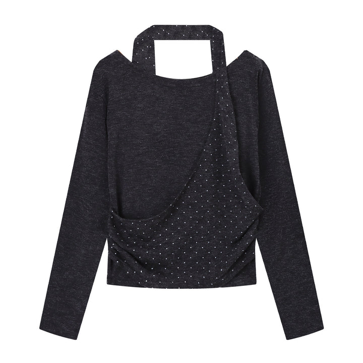 Women's long sleeve top with stylish cut-out detail Chic & Stil