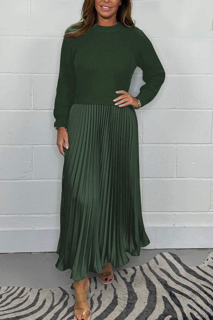 Elegant pleated dress Maxxi Lune London for women