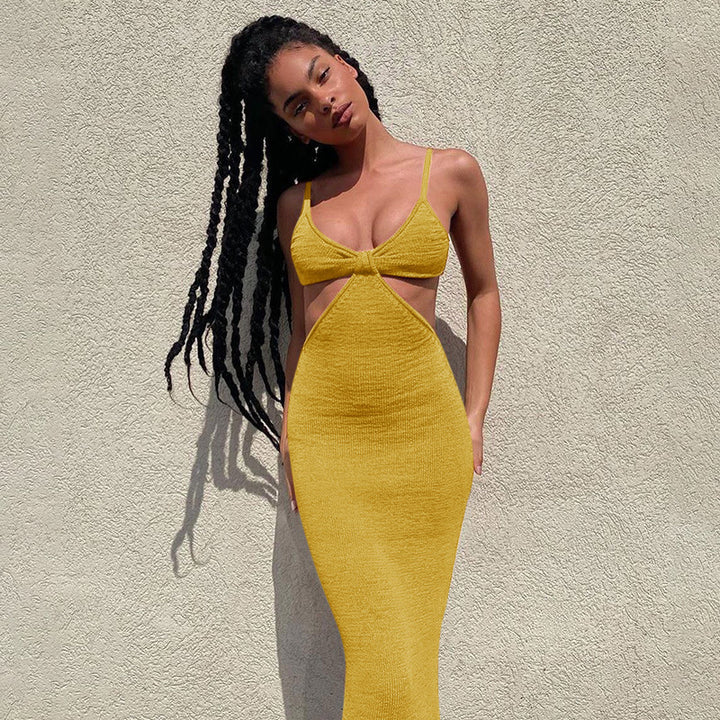 Ladies Cut-Out Maxi Dress Lune London