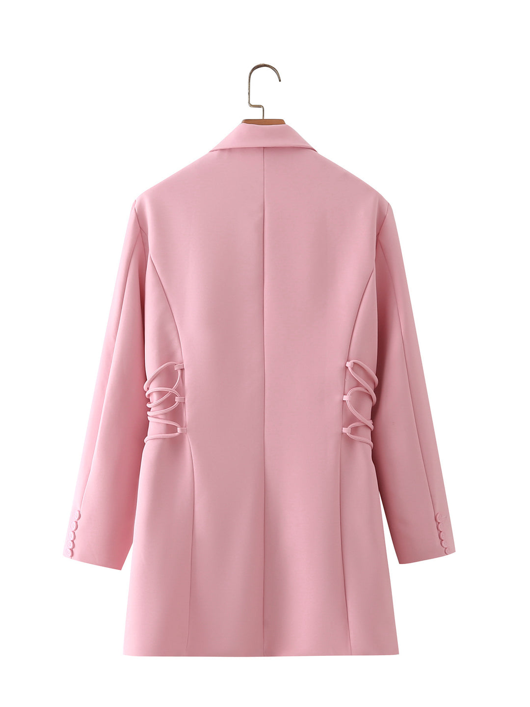 Trendy women's jacket with refined lace details and practical pockets Lune London