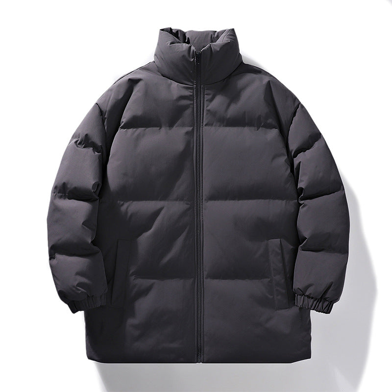Women's down jacket with high collar and practical zipper Amarae