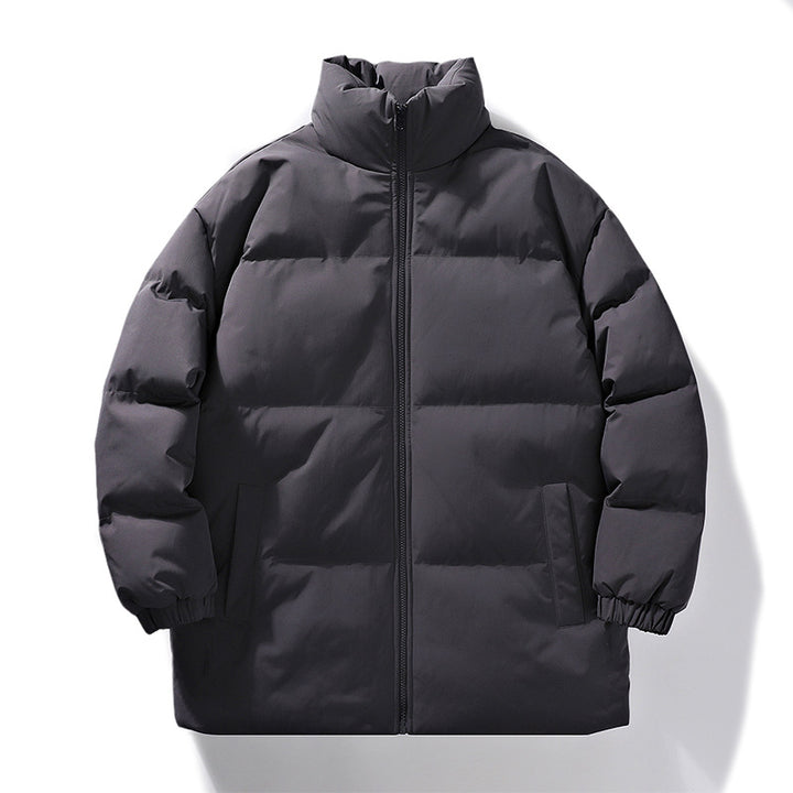 Women's down jacket with high collar and practical zipper Amarae