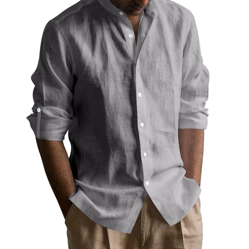 Linen shirt for men with short sleeves and casual fit Lune London