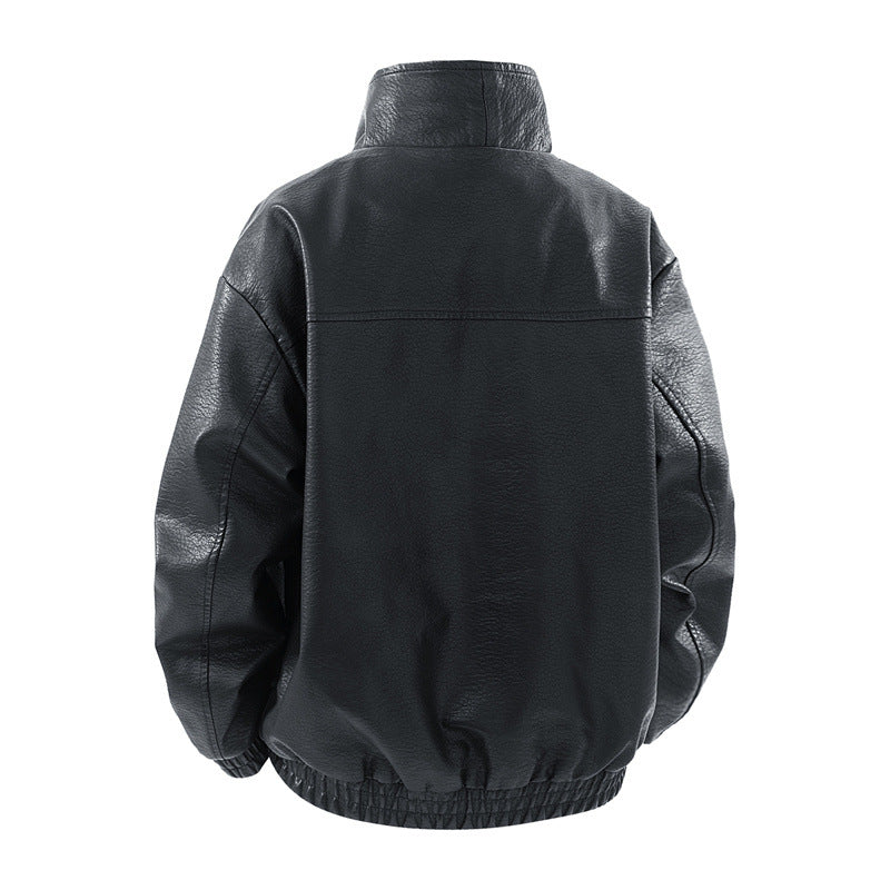 Casual synthetic leather jacket for men Lune London
