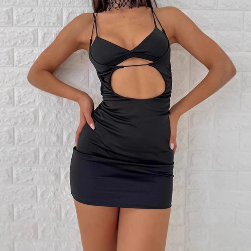 Mini cocktail dress for women with alluring cut and strapless design Amarae
