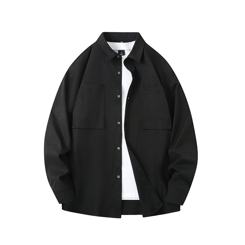 Casual overshirt for men with practical chest pockets Amarae