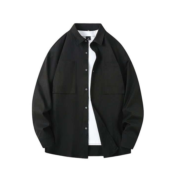 Casual overshirt for men with practical chest pockets Amarae