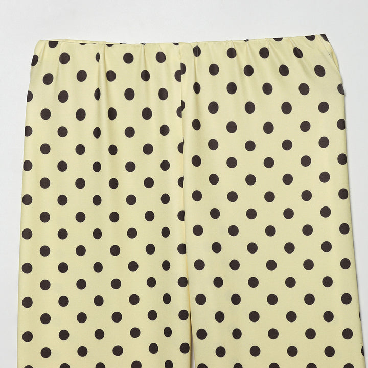 Women's High-Waisted Polka Dot Leggings made of Stretch Jersey Amarae