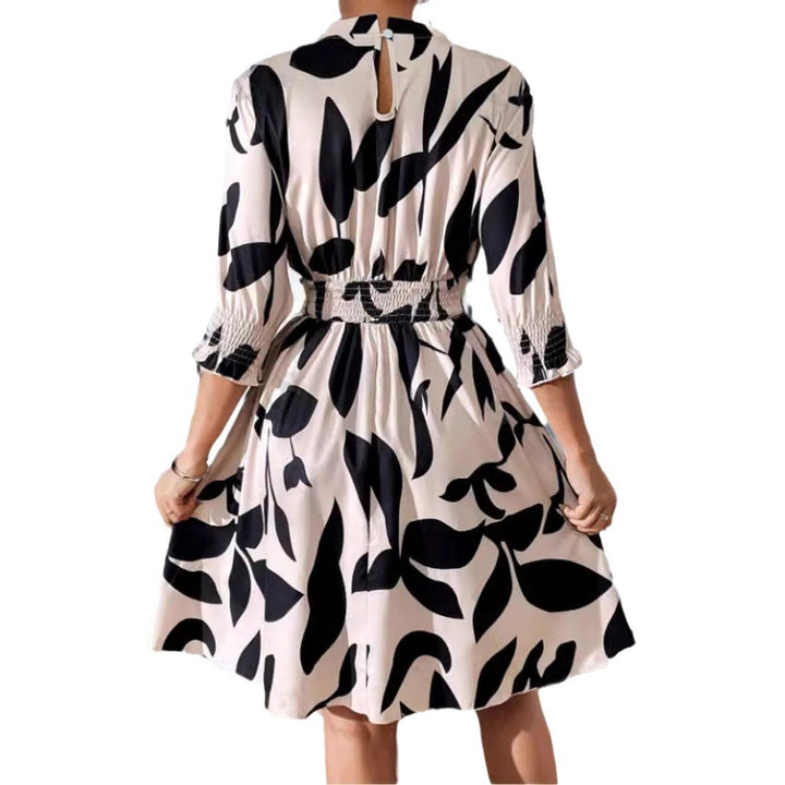 Lune London women's smocked waist A-line dress