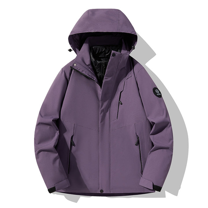 Men's triple combinable functional jacket with detachable quilted vest Amarae