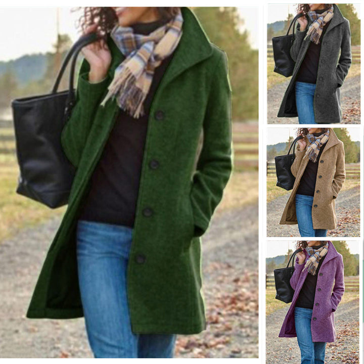 Ladies elegant wool coat Amarae