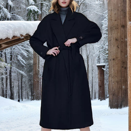 Women elegant coat with a minimalist design and high-quality details Amarae