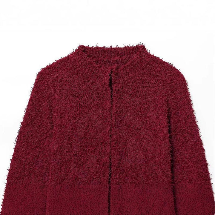 Ladies Cozy Knit Sweater with Eye-Catching Sleeves Lune London