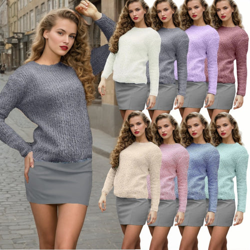 Chunky knit sweater for women with a loose fit and trendy volume Amarae