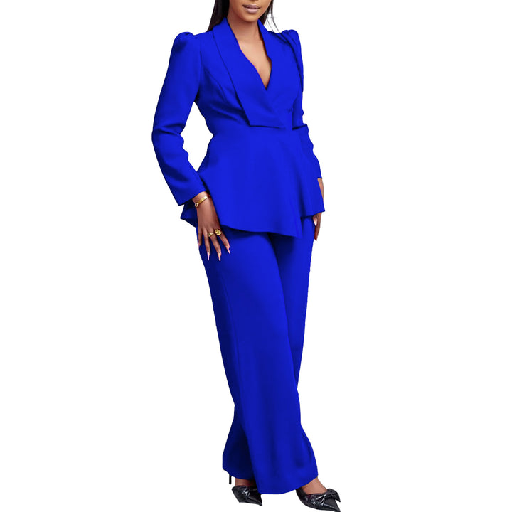 Ladies' set with elegant cut and fluid blazer Lune London